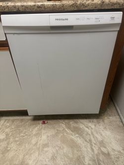 Used white dishwasher