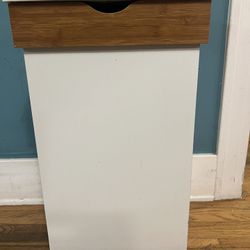 White Garbage Bin