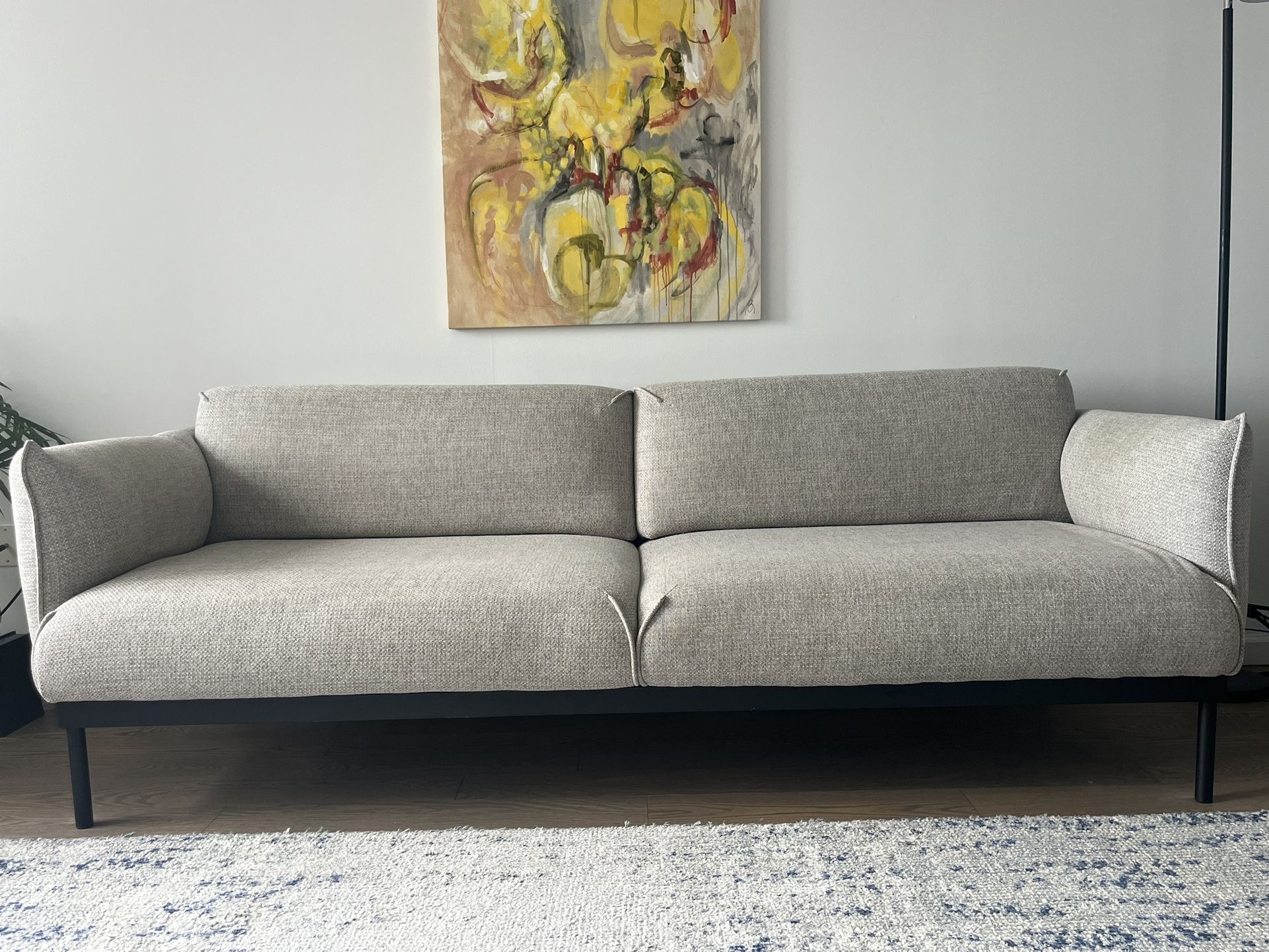 IKEA Applaryd Sofa Light Gray