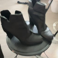 Aldo Calf Skin Ankle Boots