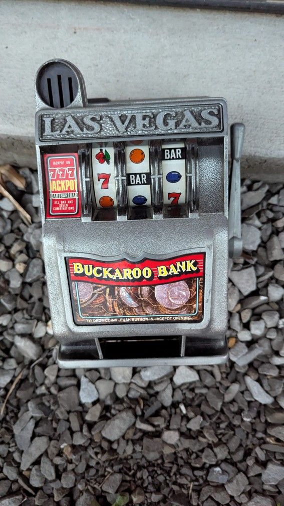 LAS VEGAS  BUCKAROO BANK Slot Machine. Vintage Make Offer