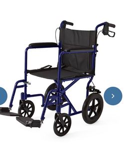 Medline Aluminum Transport Chair