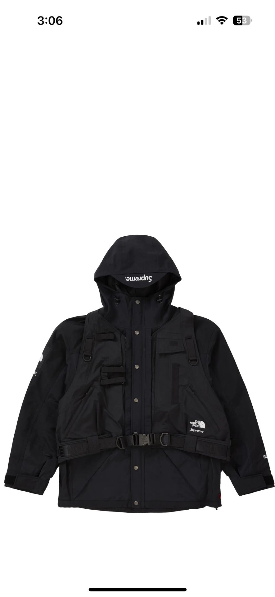 Supreme TNF RTG Jacket+ Vest Size M