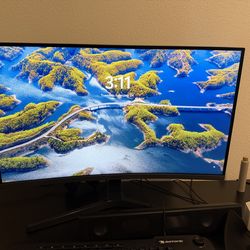 Samsung 31.5 inch curved monitor