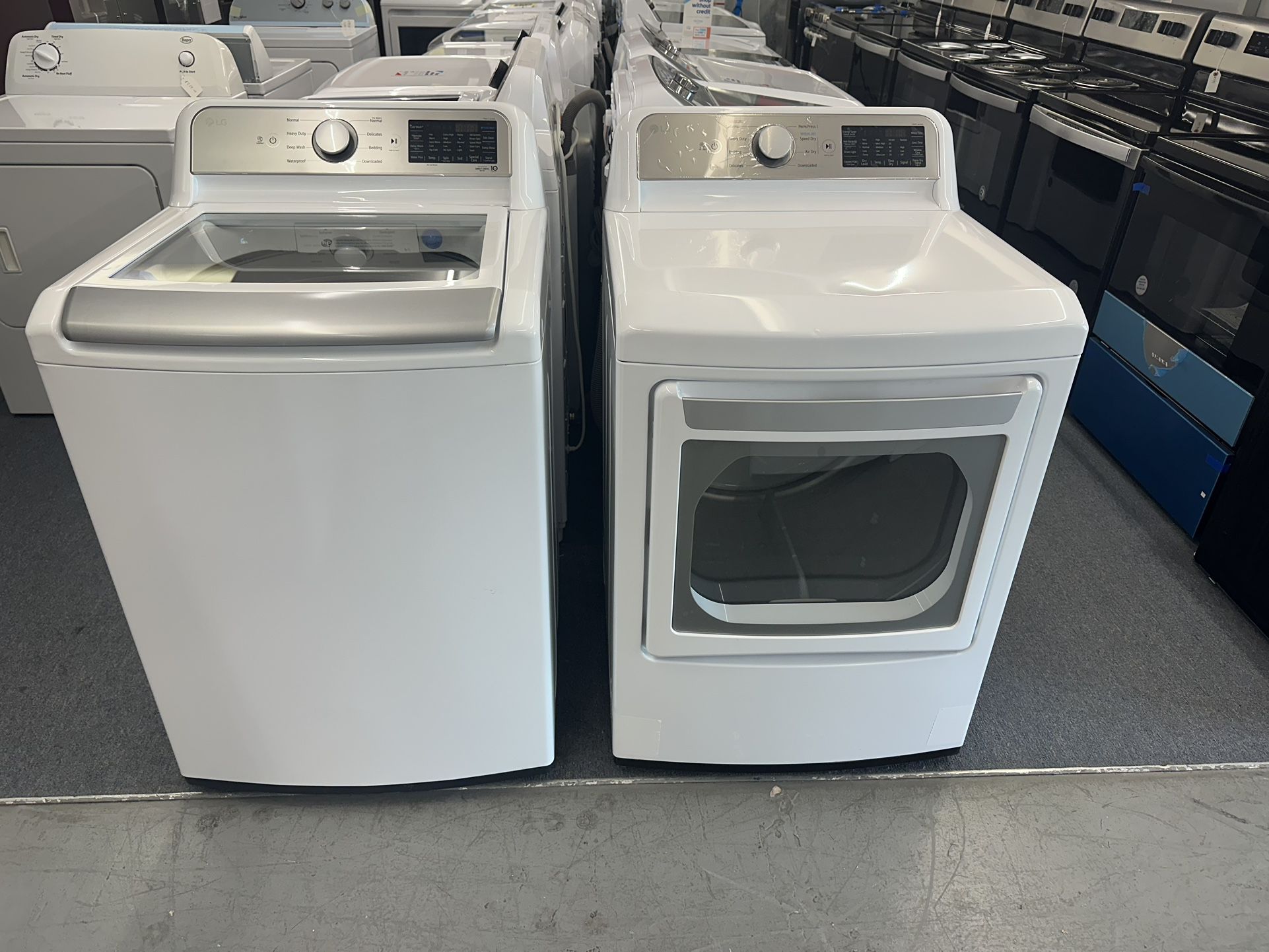 New Scratch And Dent Lg Washer And Dryer Set 1 Year Warranty 