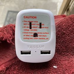 2 Tessan Plug In Adapters 