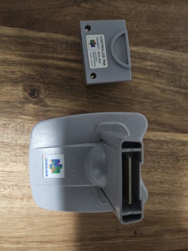 ๐ฎ Nintendo 64 Accessory Lot โ Transfer Pak + Controller Pak โ $35 OBO