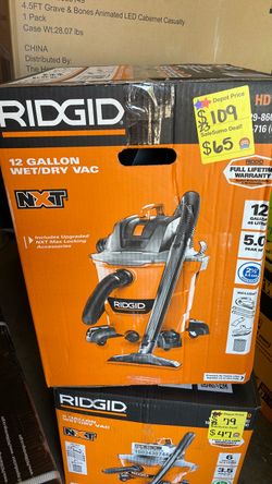 SaleSumo RIDGID vacuum