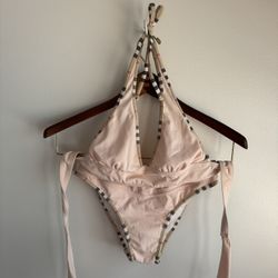 Vintage Burberry Bikini - Baby Pink - Unworn