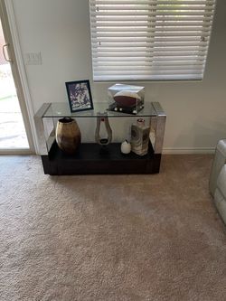 Cocktail table, two end tables and sofa table