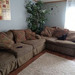 Nice  Sofa And Love Seat