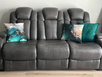 Ashley Furniture 2 piece Recline set , Charcoal Grey