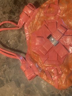 Orange Fashionable Purse - Medium