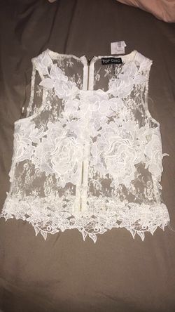 Laced crop top