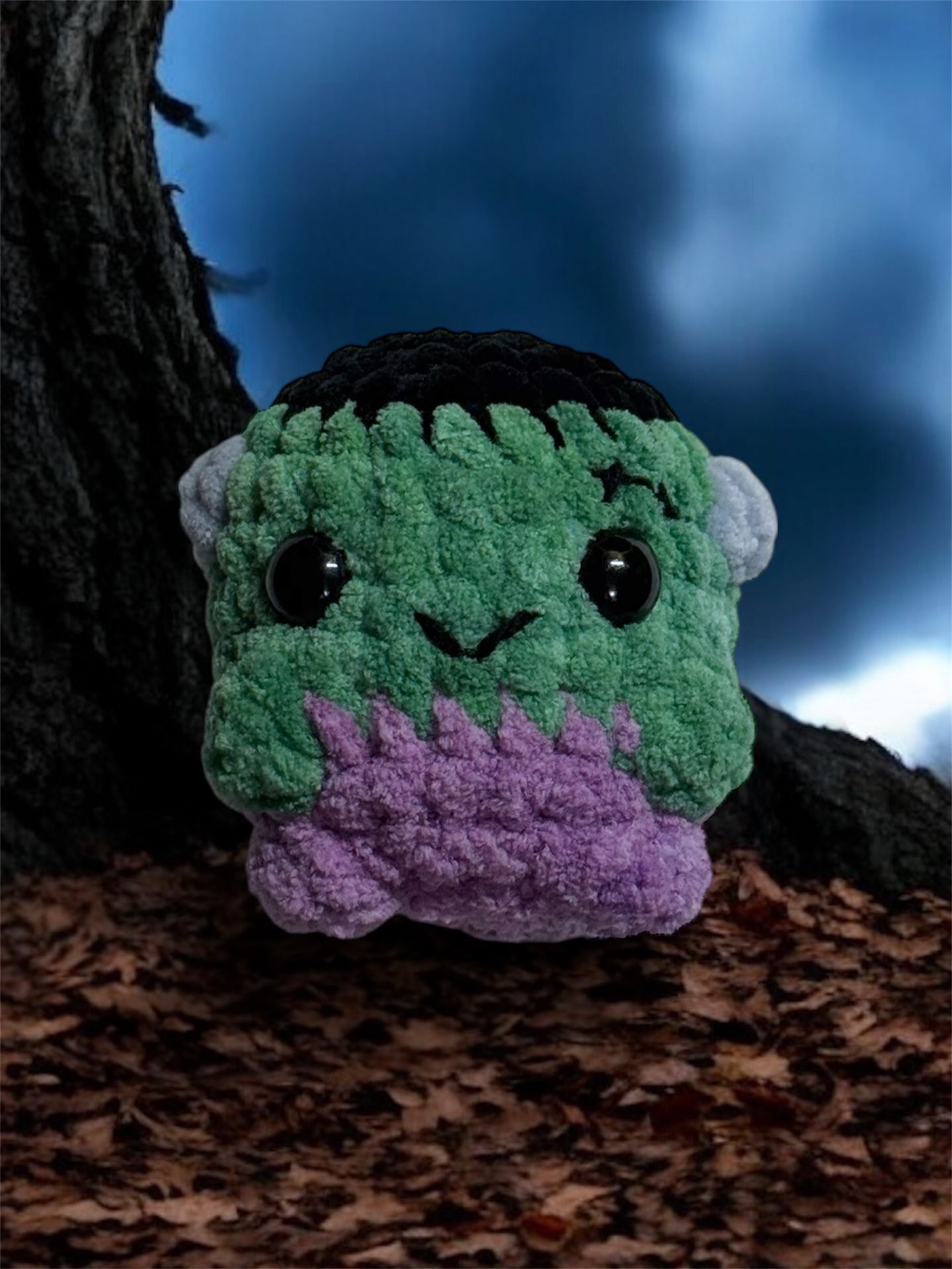 Crochet Mini Frankenstein Plushie