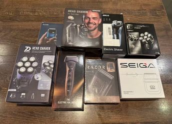 Brand new electric shaver and razor