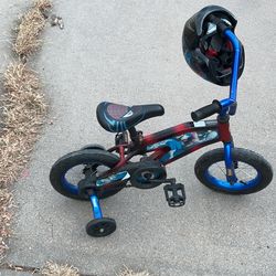 12” Spider-Man Bike With Training Wheels