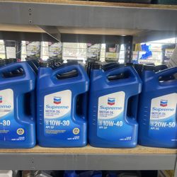 CHEVRON 10w50-10w40-10w30-5W30-5w20