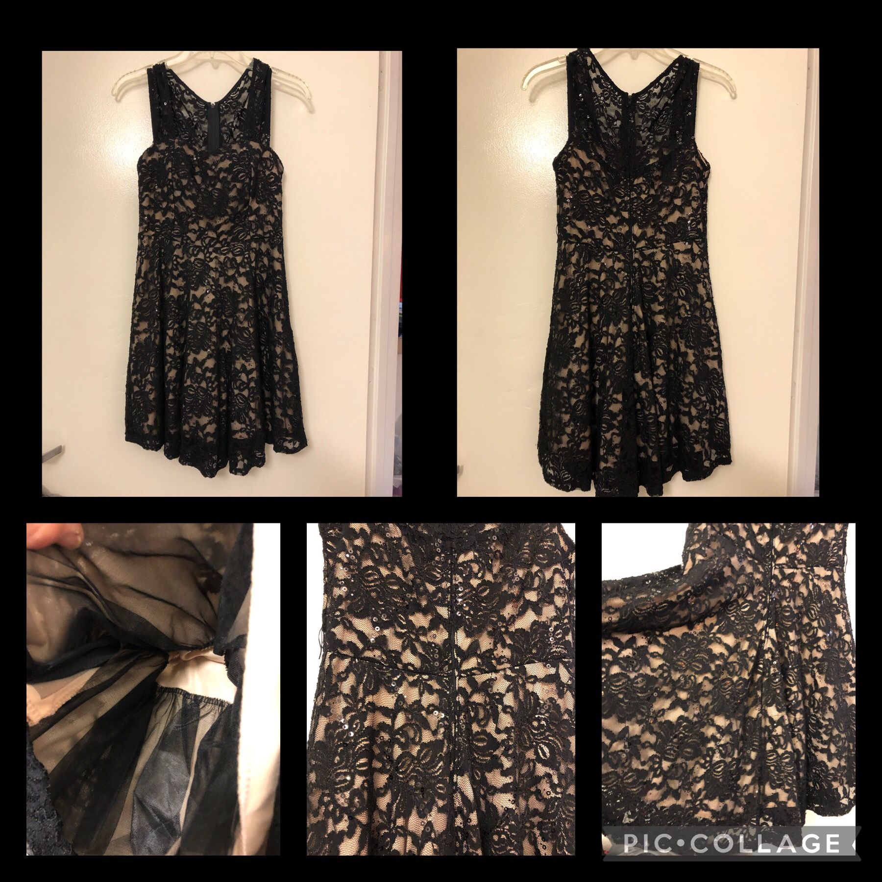Pretty Black Lace Dress