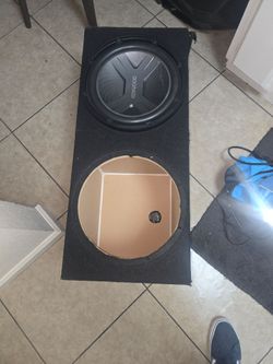 12" subwoofer box