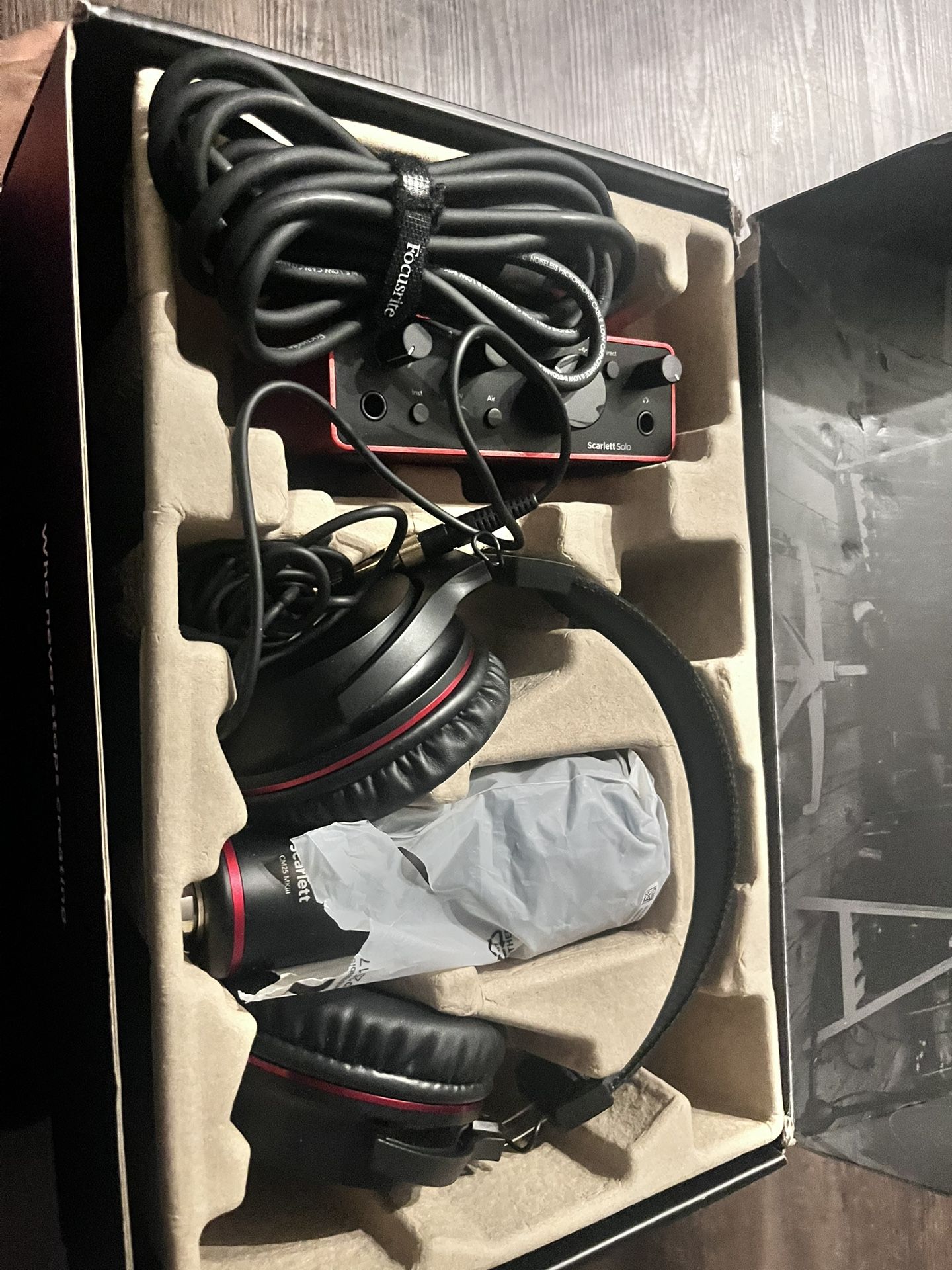 Studio Setup Scarlett Solo Generation 4