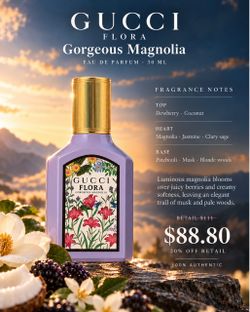 GUCCI FLORA Gorgeous Magnolia EAU DE PARFUM • 30 ML FRAGRANCE