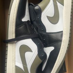 Air jordan 1 Low Noir/Olive
