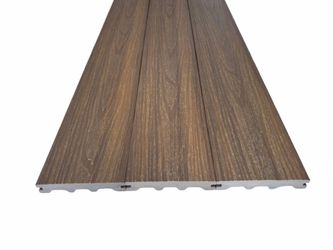 Premium Composite Deck Boards 16 ft | Wood Grain | Outdoor Decking