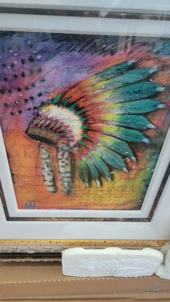 Tim Yanke "Big Thunder" 14×11 with a Certificate & Appraisal