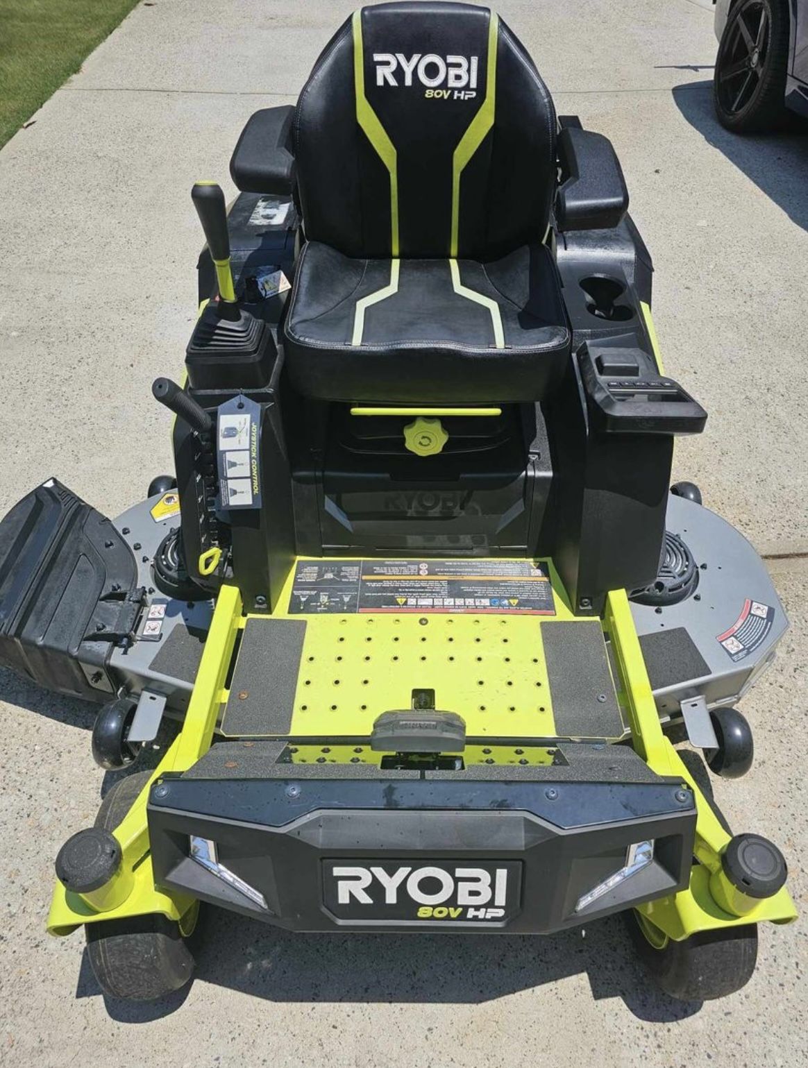 RYOBI 80V HP Brushless 54 in. Riding Mower w/ (3) 80V Batteries & (4) 40V Batteries & Charger - NEW
