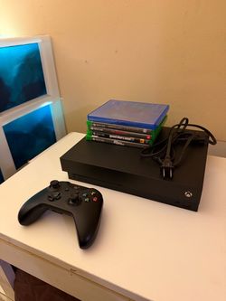 Xbox One X 1TB + 5 Games – Clean & Tested