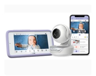 NEW IN BOX Hubble connected Nursery Pal Connect 5" Smart HD Baby Monitor.