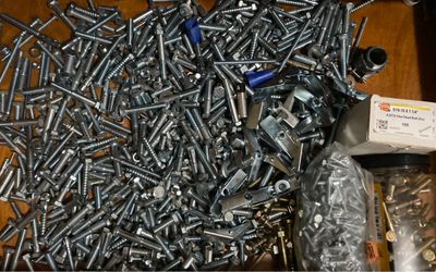CONTRACTOR SURPLUS Electrical Fastener Hardware Lot Bolts & hex-head fastener Machine screws