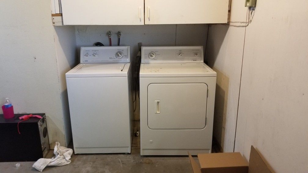 Kenmore washer and dryer