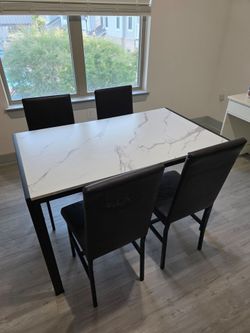 Table and chairs
