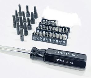 Craftsman nut driver & screwdriver tip set