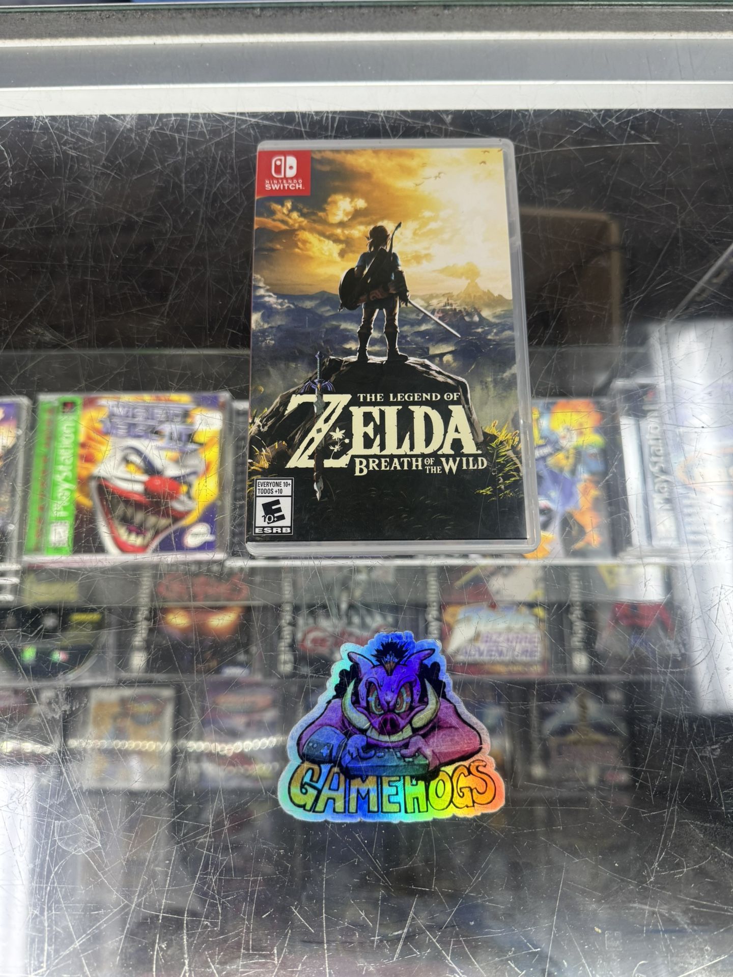 Zelda Breath Of The Wild Switch $40 Gamehogs 11am-7pm
