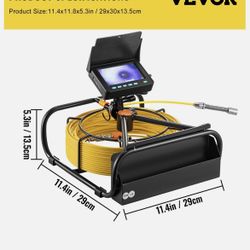VEVOR Sewer Camera Pipe Inspection Camera 30M / 98.4FT 