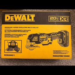 DEWALT Cordless Brushless 20-volt Max 3-speed 6-Piece Oscillating Multi-Tool Kit