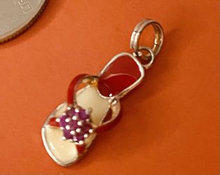 Sterling Silver Sandal Charm