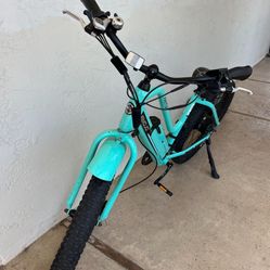 Blue E Bike 