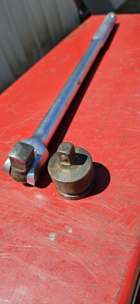 Braker Bar 19 Inch Long And 3/4 Fit With Adapter