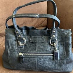 Coach Black Penelope black Leather