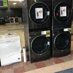 Lg Smart Front Load Washer Electric Dryer WashTower ✅✅ T COR