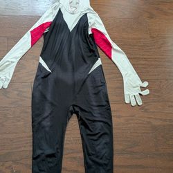 Girls Spider Superhero Costume Halloween Cosplay Bodysuit Jumpsuit S: 170 (M)