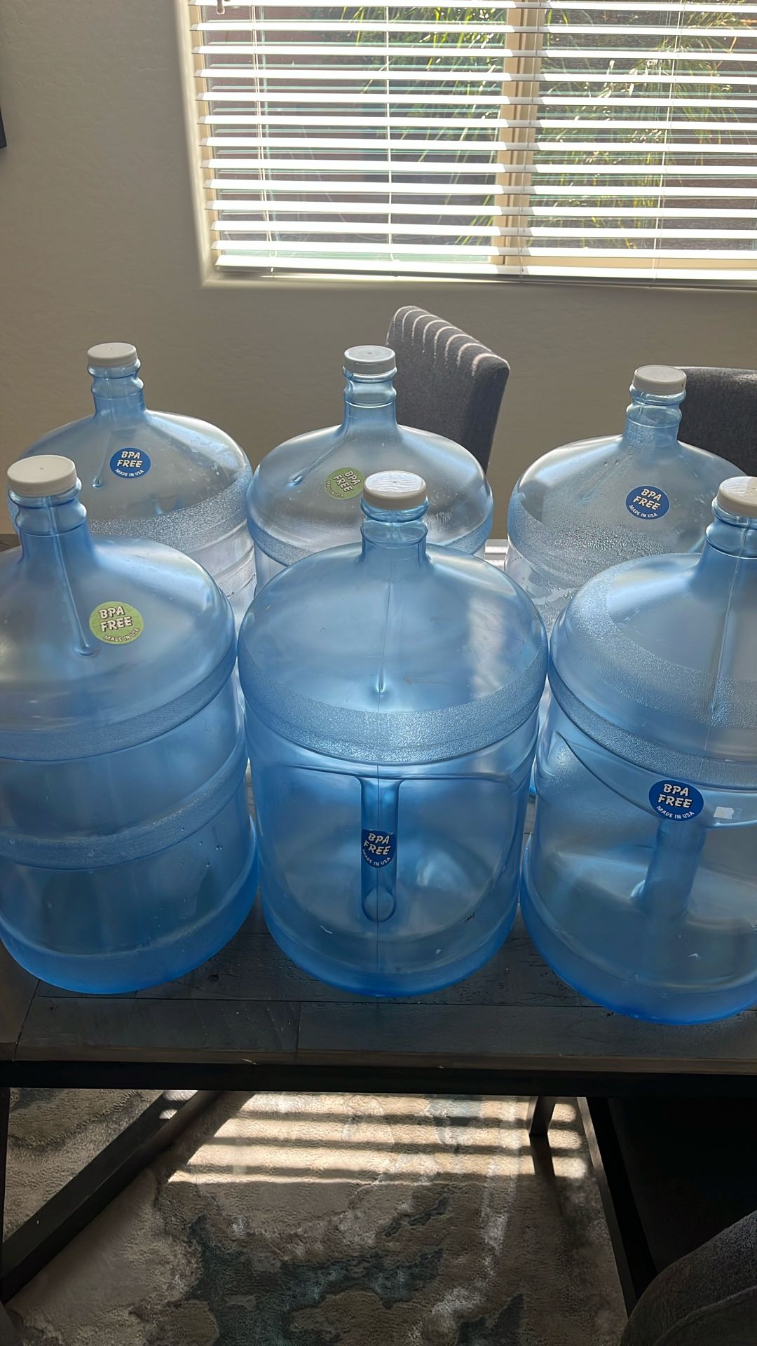 Five Gallon Water Bottles