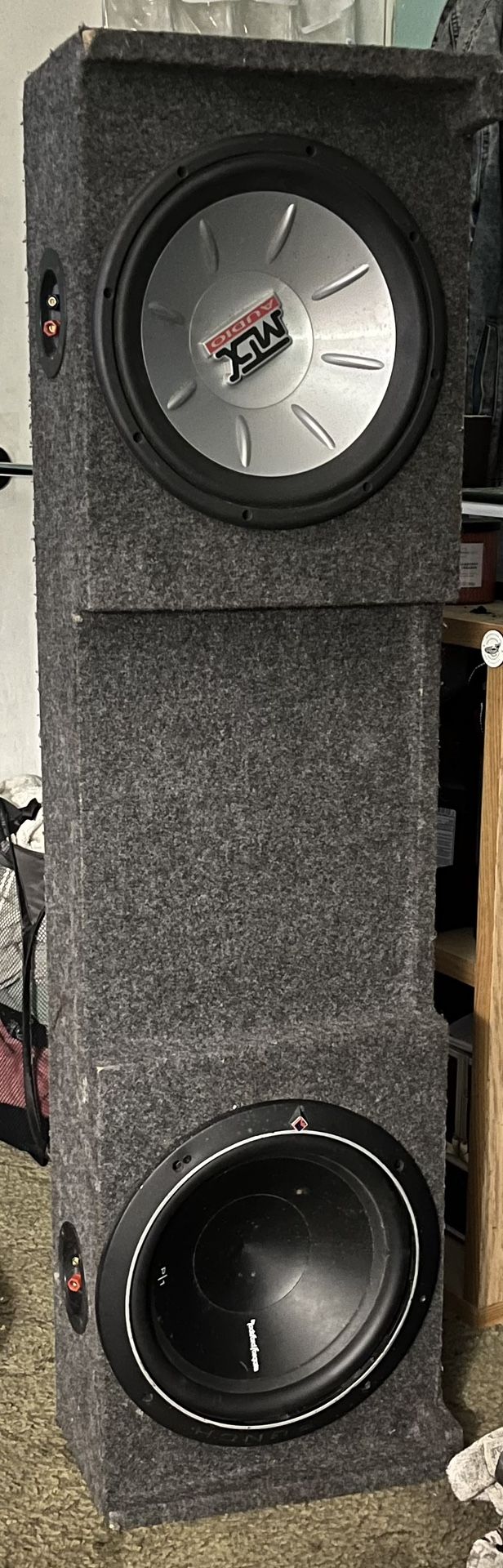Sub Box With 2 - 12 Inch Subs