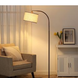 DEWENWILS Arched Floor Lamp, Corner Light Minimalist Standing Tall Arc Lamp
