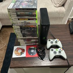 Xbox 360 Console Bundle with 2 Controllers and a HUGE Game Collection!