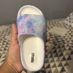 Girls Galaxy Pillow Slide Sandal Size T9 Sandalias Para Ninas